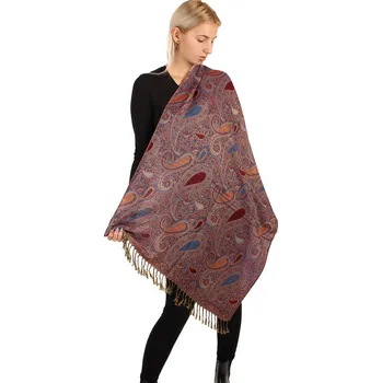 Šála Glara Vícebarevná maxi šála se vzorem 272943