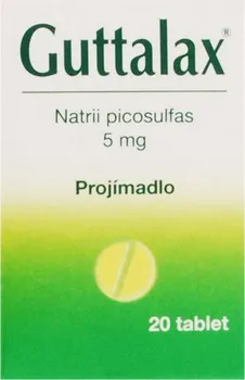 Lék proti zácpě Guttalax 20 x 5 mg