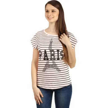 Dámské tričko Glara Bavlněné dámské tričko Paris 48110