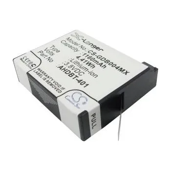 Baterie pro Gopro Hero 4 Silver, 1160 mAh, Cameron Sino CS-GDB004MX