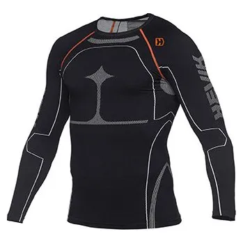 Pánské termoprádlo HUW01 černé thermo triko HEVIK - M