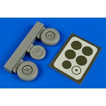 Plastikový model Aires 1/48 Me 262A/B wheels & paint masks (HOBBYB)
