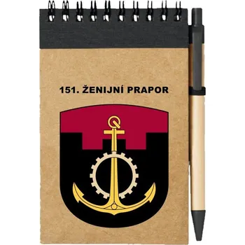 Sešit Poznámkový blok 151. ženijní prapor
