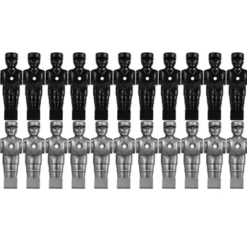 Tuniro Náhradní figurky 22 ks černé/stříbrné