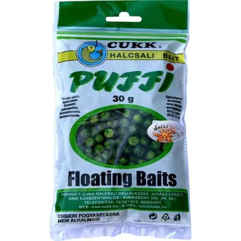 Návnadová surovina Cukk Chleba - Puffi - Zelený malý - anýz