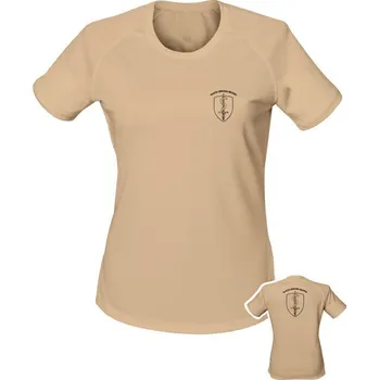 Dámské tričko Dámské funkční tričko FACULTAS MEDICINAE MILITARIS - BACKSIDE - písková