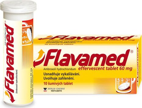 Flavamed Effervescent Tablet 60 Mg 10 Tbl Zbozi Cz