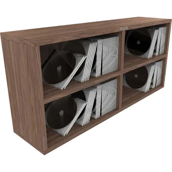 Zahradní úložný box ZOMO CS-Box 100/2 Walnut (Police na ukládání CD)