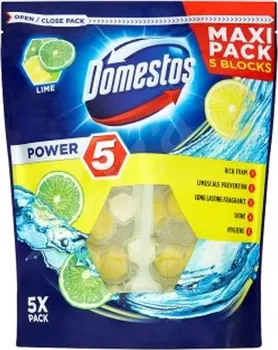 Čisticí prostředek na WC Domestos Power 5 Lime 5 x 55 g