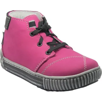 Dívčí polobotky Kožené boty obuv Pegres Elite 1406 růžové kotníkové flexibilní velikost: 22