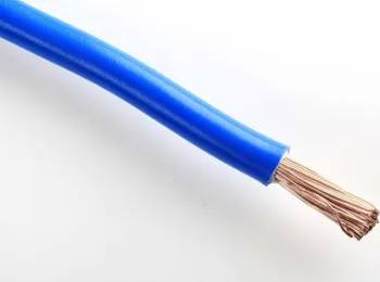 elektrický kabel H07V-K 6 světle modrý