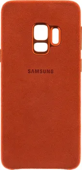 Pouzdro na mobilní telefon Samsung EF-XG960AR Alcantara Cover pro Galaxy S9 červené