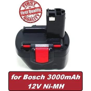 TopTechnology Baterie Bosch BAT043, BAT045, BAT046, BAT049, BAT120, BAT139 12V 3000mAh Ni-MH neoriginální