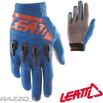 Cyklistické rukavice Rukavice na kolo Leatt DBX 3.0 Lite Glove Blue Orange 10 - L