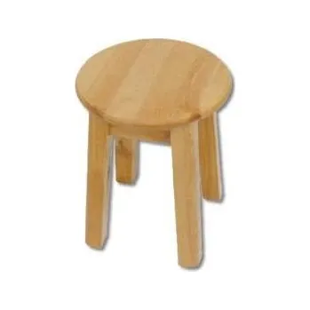 Taburet Nabytek-dreveny.cz Dřevěný taburet BM253 borovice masiv Barevné provedení: Přírodní lakovaná