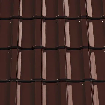 pálená krytina CREATON OPTIMA, taška základní - vínově červená glazura