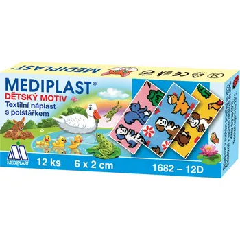 Náplast Mediplast dětská 6 x 2 cm 12 ks