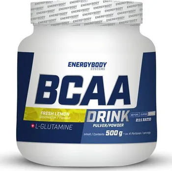 Aminokyselina EnergyBody BCAA + L-Glutamine Drink 500 g