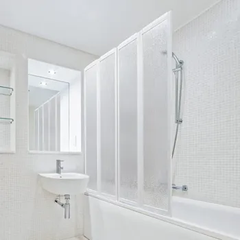 Vanová zástěna Aquatek Vanová zástěna čtyřdílná LUX L4 114x140cm