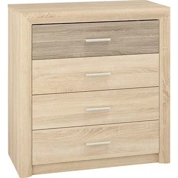 Komoda Komoda se zásuvkami sonoma světlá CASTEL 11