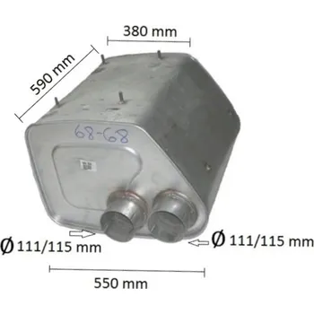 Tlumič výfuku Tlumič výfuku MAN LION S STAR (PR 68.68)