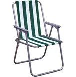 Happy Green Křesílko plážové zelený pruh