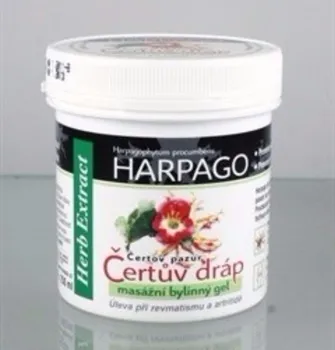 Masážní přípravek Vivaco Harpago Čertův dráp masážní bylinný gel 250 ml