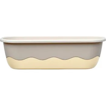 Plastia Mareta truhlík 80 cm, světlá/tmavá slonová kost 