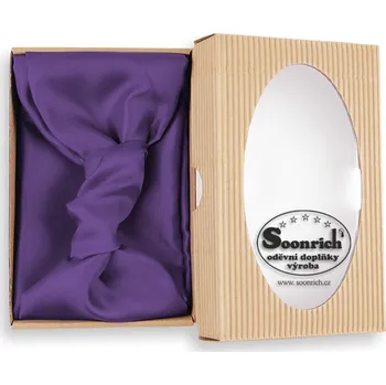 Šála šátek z hedvábí modrý, she017