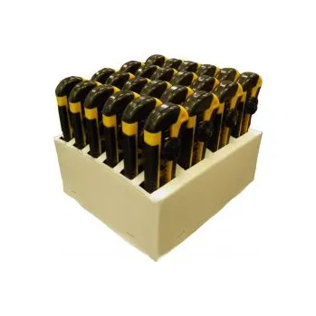 Pracovní nůž TOPTRADE nůž odlamovací, plastový, v prodejním kartonu, sada 24 ks, 18 mm 200216 AKCE