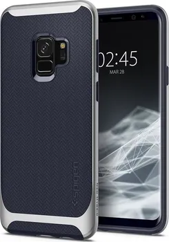 Pouzdro na mobilní telefon Spigen Neo Hybrid pro Samsung Galaxy S9 stříbrný Arctic Silver