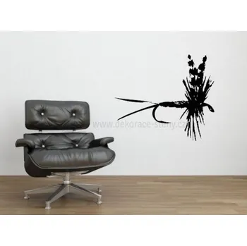 Samolepící dekorace Dekorace-stěny Nálepky na zed - Muška - 20 x 20 cm - 763