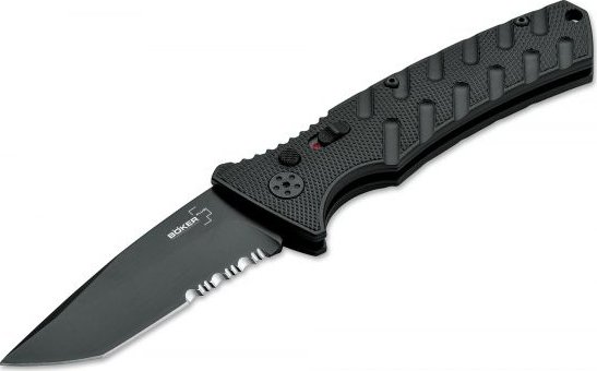 Magnum 02LG141 Fahrtenmesser Classic Dagger – Klingenlänge 21 Cm, Leder-Griff, 440A Stahl
