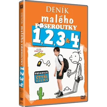 Sběratelská edice filmů DVD Kolekce Deník malého poseroutky 1-4 (2017) 4 disky