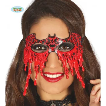 Karnevalová maska Krvavá maska s netopýrem - Nejvýhodnější