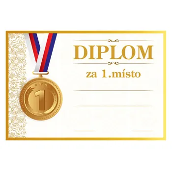 Poháry.com Diplom D190 1. místo