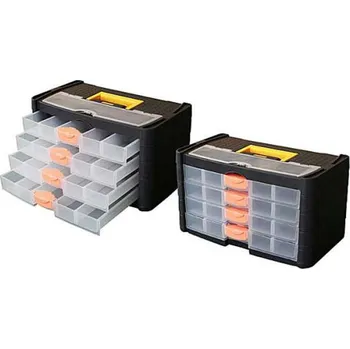 Kufr na součástky se šuplíky 42x23x24cm