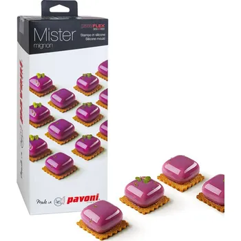 Forma na pečení Forma silikonová design Mister Mignon 3D 30x18ml, 3,5x3,5, v.2cm