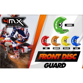 Chránič -kryt předního kotouče 4MX DISK GUARD YAMAHA YZ 250F/450F 07-13 MODRÝ (Kryt předního kotouče)