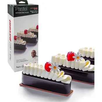 Nádoba na pečení Forma silikonová design Pastel 3D s vykrajovátkem 14x90ml, 12,5x2,8, v.2,8cm