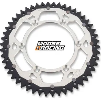 Řetězová sada pro motocykl Rozeta MOOSE RACING KTM, HUSABERG, HUSQVARNA DUAL SPROCKETS - SILVER 50 ZUBŮ (Materiál hliník/ocel)