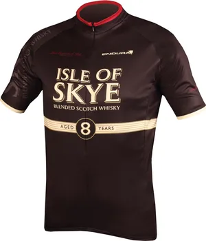 cyklistický dres Endura Isle of Skye Whisky černý M