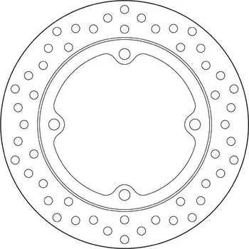 Brzdový kotouč Brembo (Itálie) Zadní brzdový kotouč Brembo - Honda CB 650 F, 650ccm - 14-17