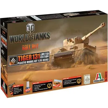 Plastikový model Italeri World of Tanks Tiger 131 1:35