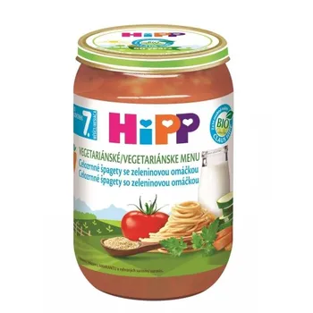 HIPP BIO Celozrnné špagety se zeleninovou omáčkou 6 x 220g