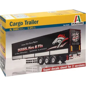 Plastikový model Italeri Cargo Trailer 1:24