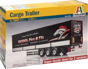 Plastikový model Italeri Cargo Trailer 1:24