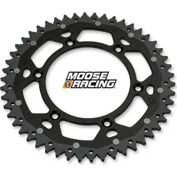 Řetězová sada pro motocykl Rozeta MOOSE RACING KTM, HUSABERG, HUSQVARNA DUAL SPROCKETS - BLACK 50 ZUBŮ (Materiál hliník/ocel)