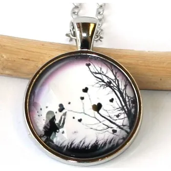 Řetízek Řetízek Fashion Jewerly - Amulet Andělská Víla posílá srdíčka plná lásky 2211