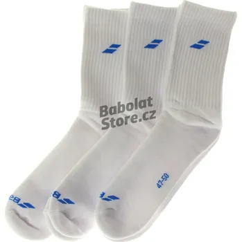 Pánské ponožky Babolat Ponožky 3 Pairs Pack White 2018 junior (31/34)